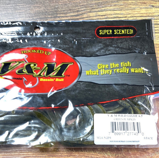 V&M Wild Lizzie 6.5” Green Pumpkin