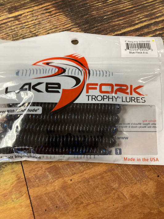 Lake Fork Ring Fry 4" Blue Fleck