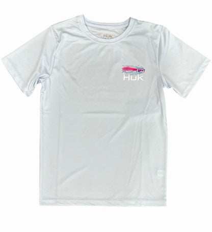 HUK Youth Pursuit Fast Badge SS Crew YXL