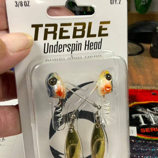 6th Sense Treble Underspin Head 3/8 oz. Perch Gill