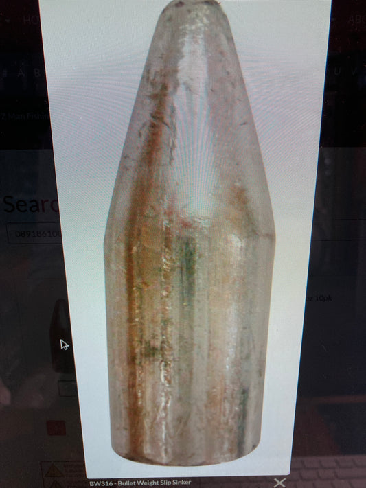 Bullet Weight Slip Sinker 3/16 oz.