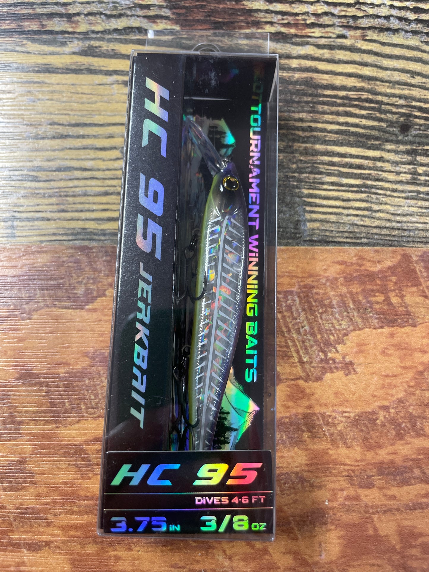 Bassmooch HC 95 Jerkbait 3.75” 3/8oz. Elegy Bone