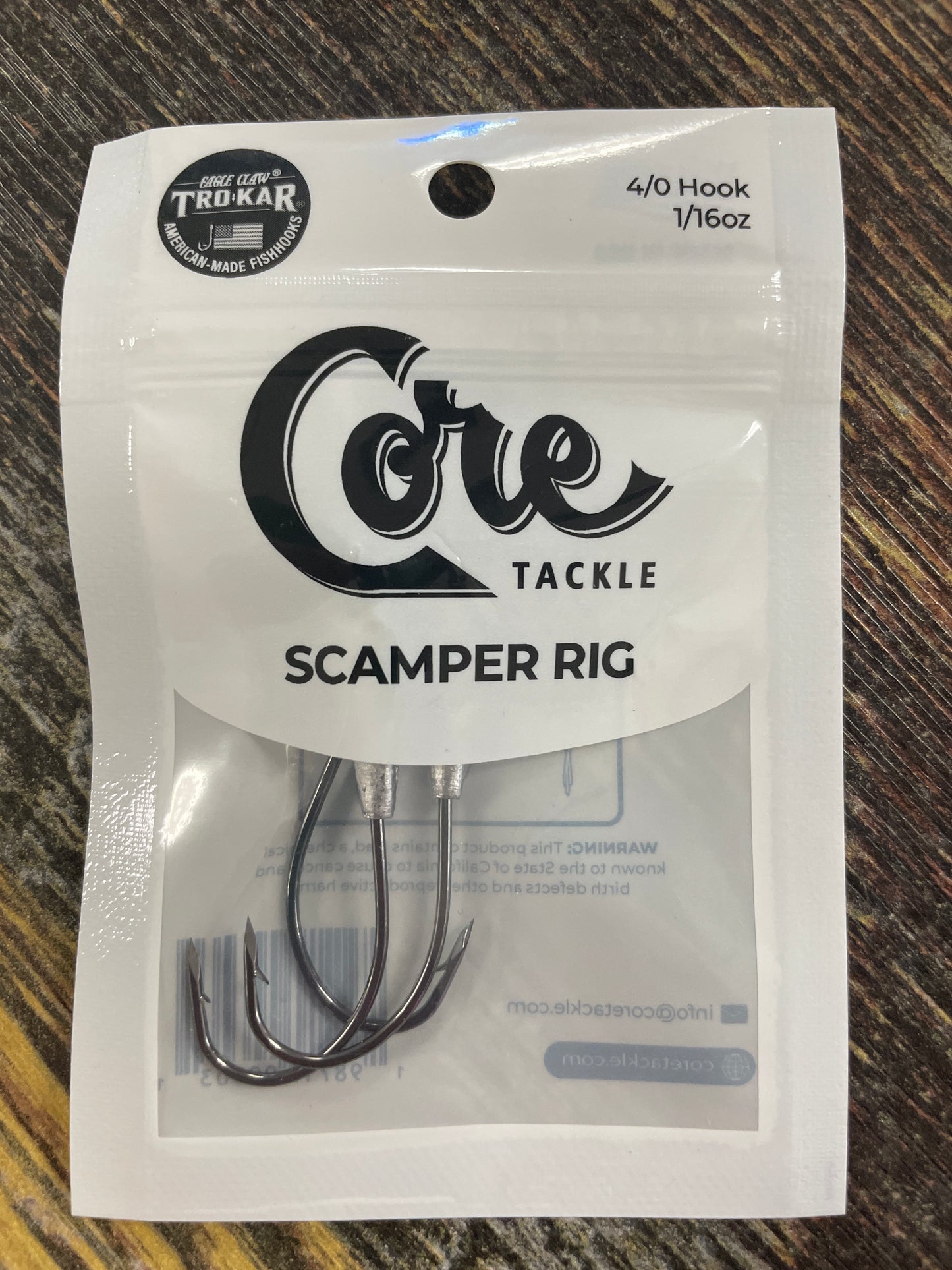 Core Tackle Scamper Rig 1/16 oz. 4/0