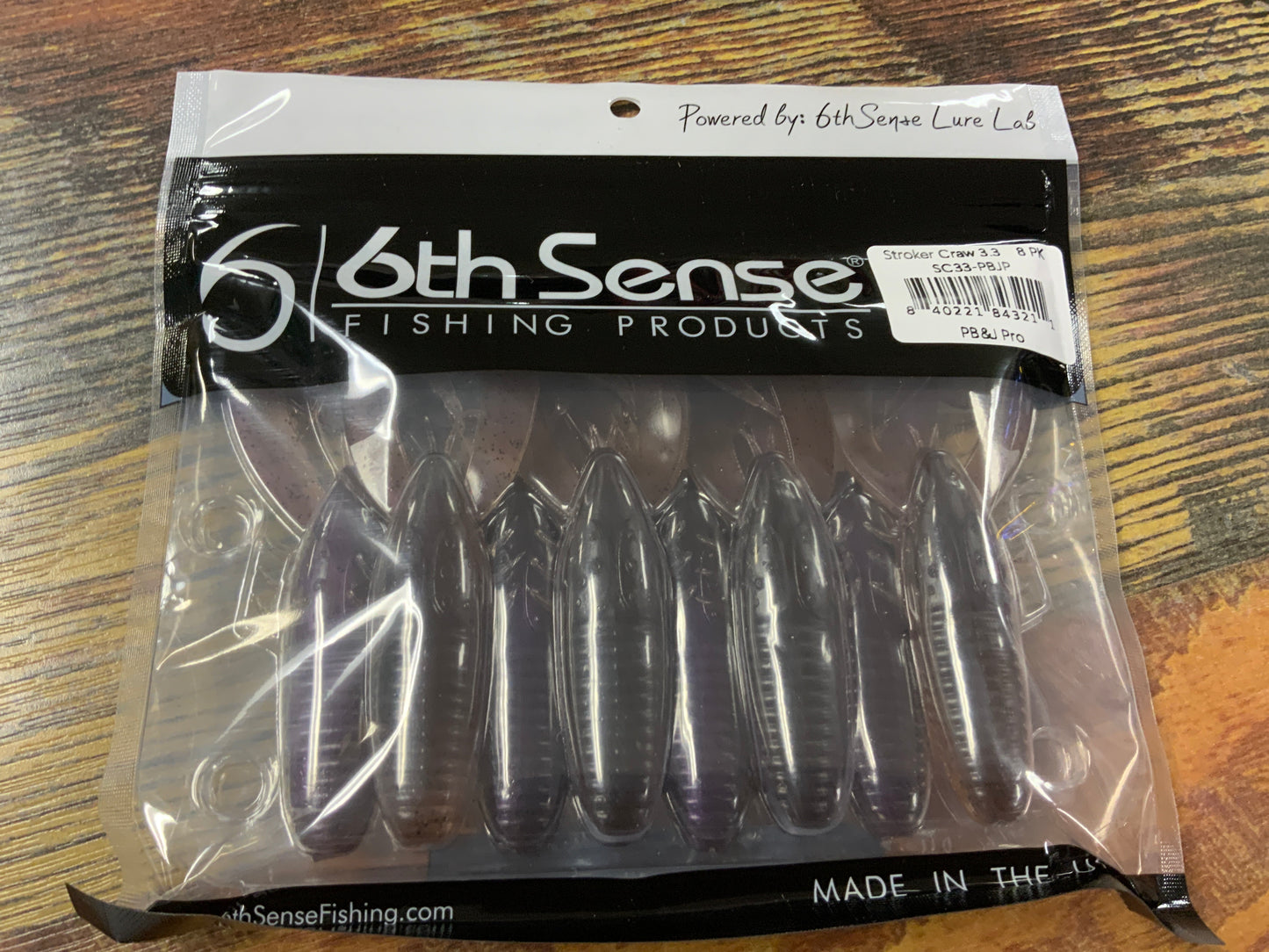 6th Sense Stroker Craw 3.3" PB&J