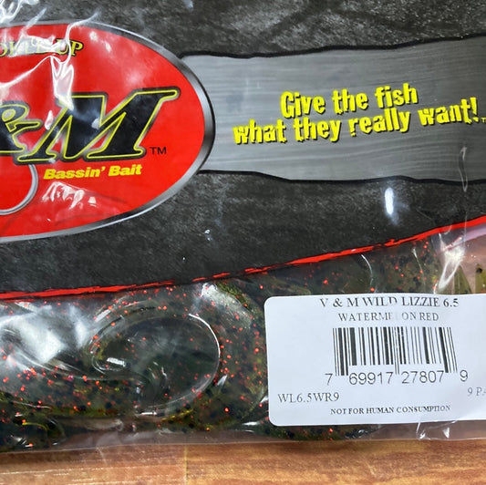 V&M Wild Lizzie 6.5” Watermelon Red