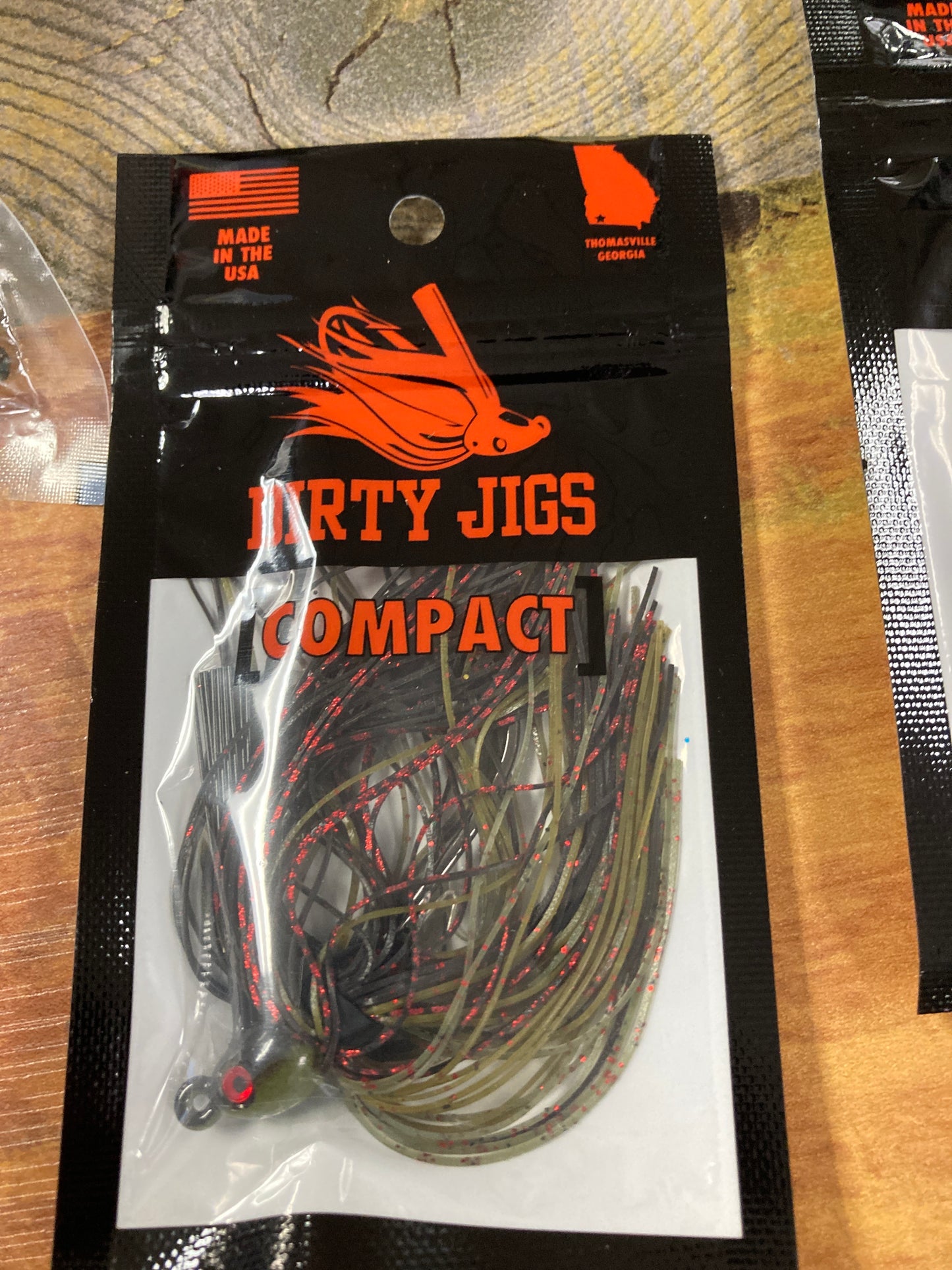 DJ Compact Swim Jig 1/4 oz. Dirty 420