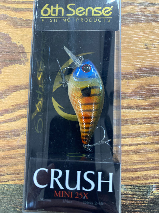 6th Sense Crush Mini 25x 1/4 oz. Custom Blue Gill