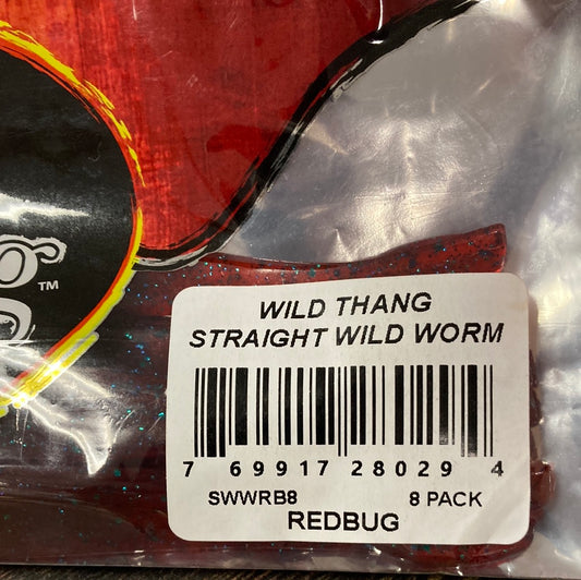 V&M Wild Thang Straight Wild Worm - Red Bug