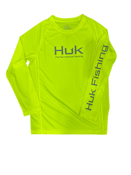 HUK Pursuit Solid YXS Neon Yellow