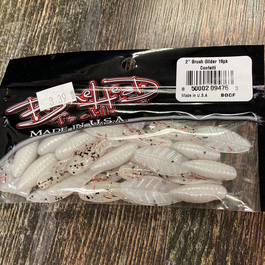 Bone Head Brush Glider 2" Confetti