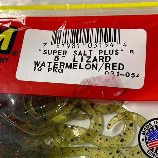 Zoom 5” Lizard - Watermelon Red