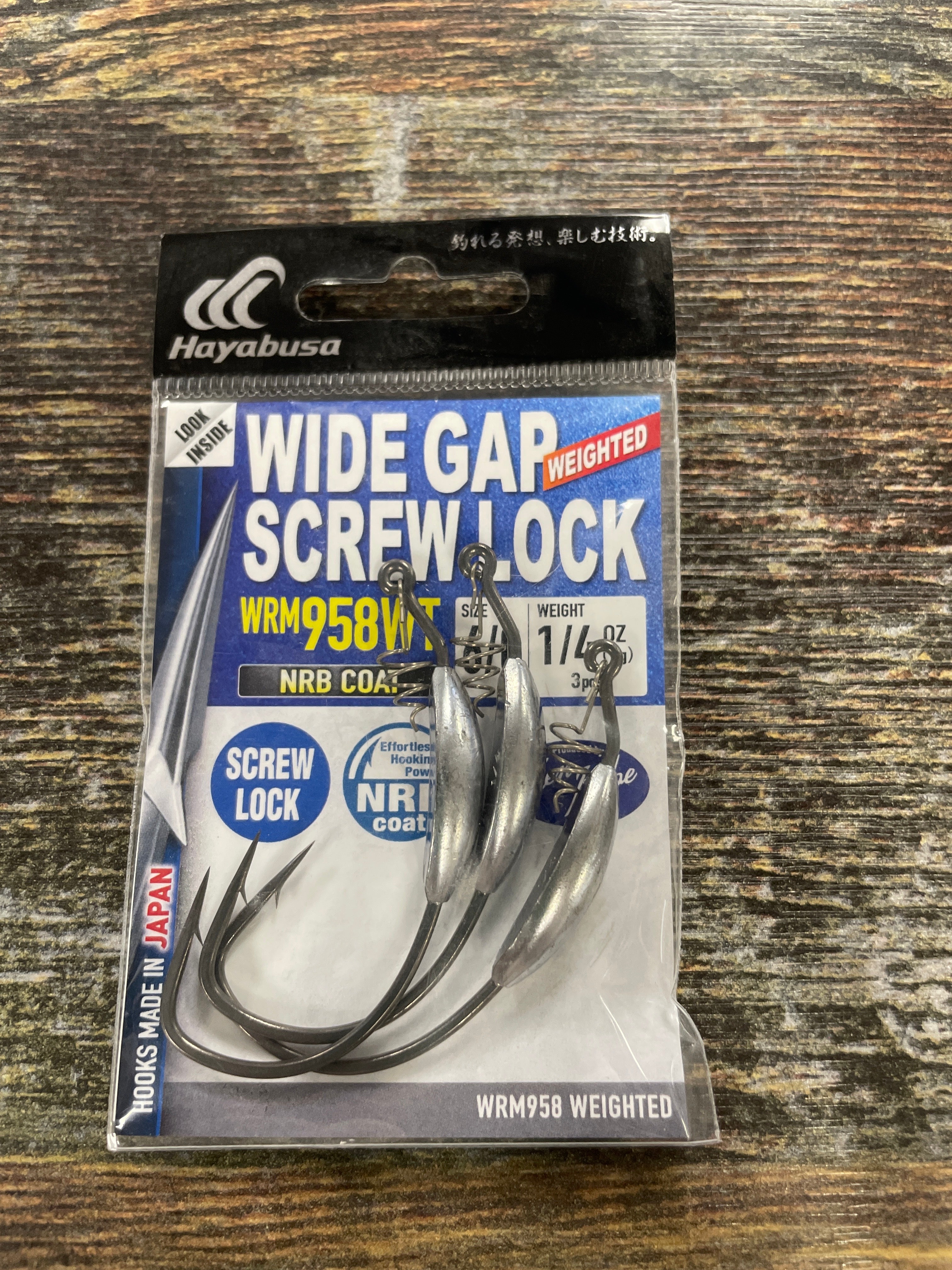 Hayabusa Wide Gap Screw Lock 6/0 1/4oz – Lake Fork Resort