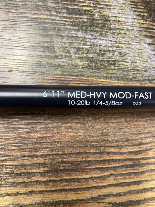 6th Sense Lux Rod 6’11” Med/Hvy Mod-Fast Casting