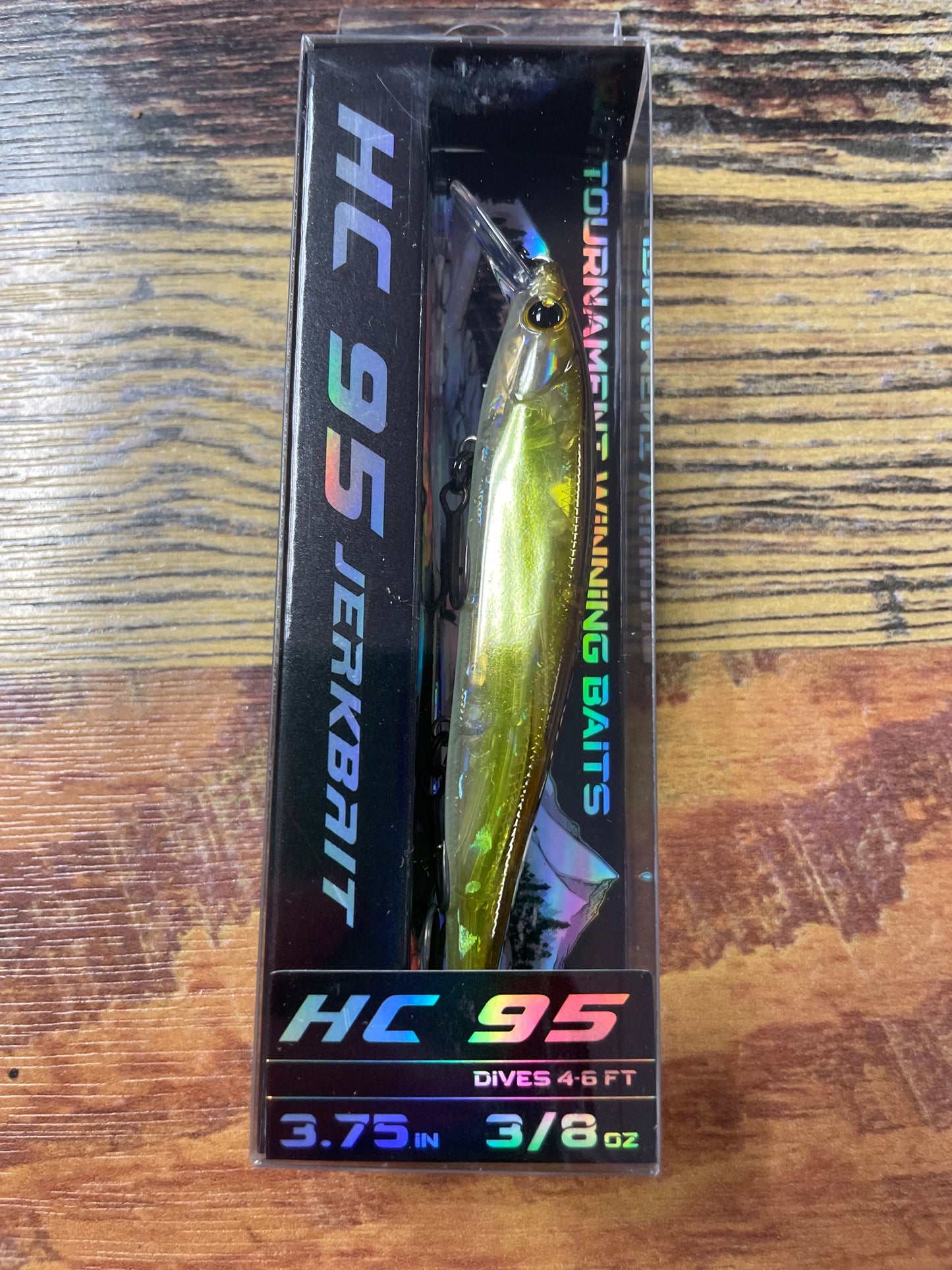 Bass Moouch HC 95 Jerkbait Green Pearl