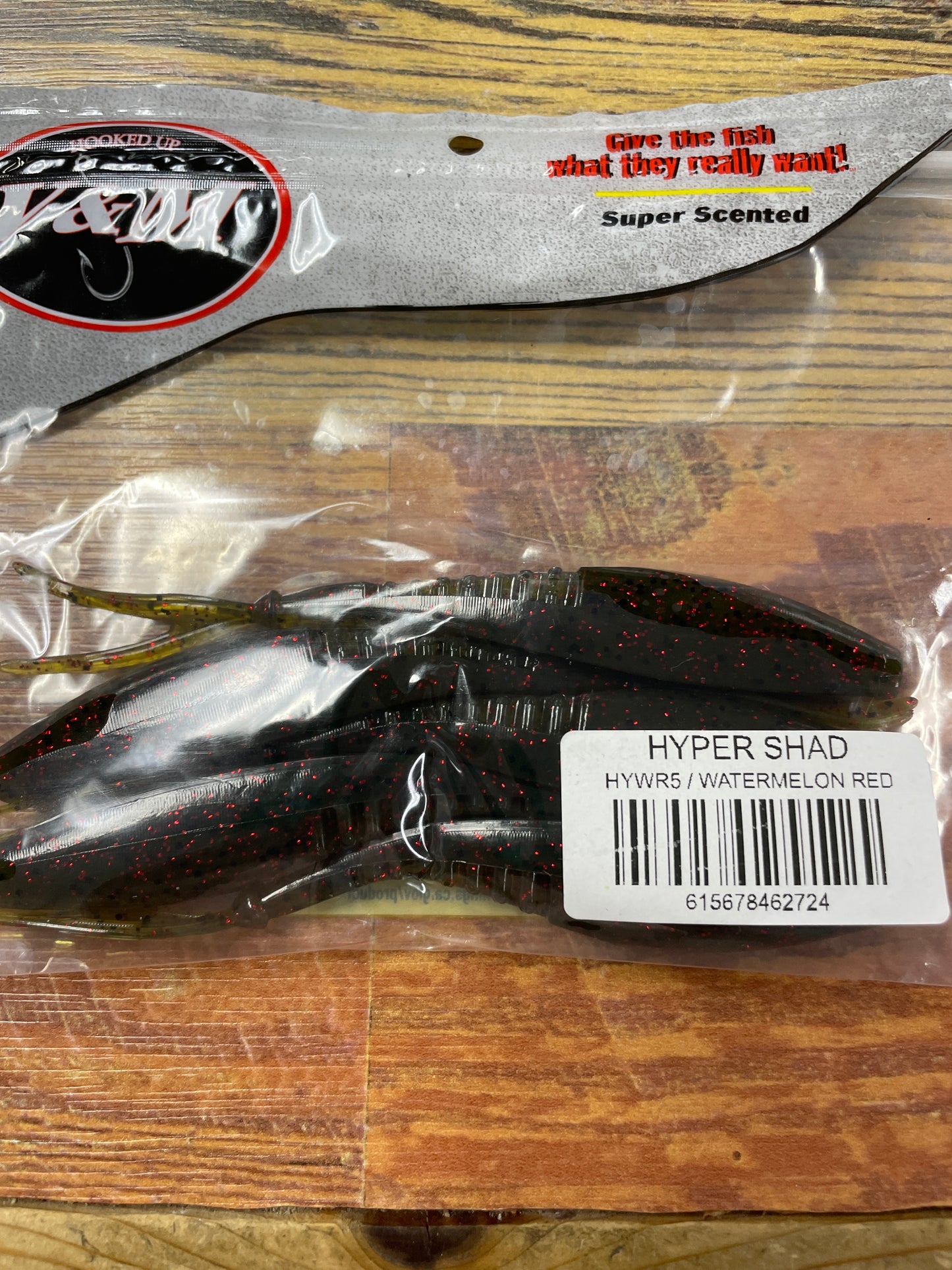 V&M Hyper Shad Watermelon Red