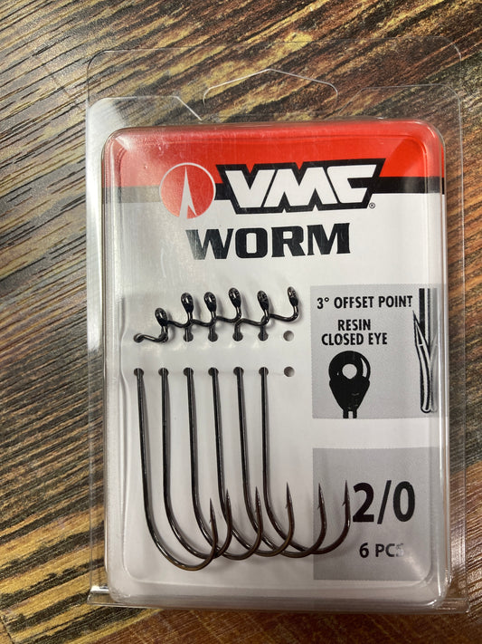 VMC Worm Hook 2/0