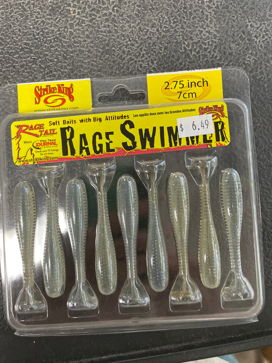 Strike King Rage Tail Swimmer 2.75” Sexy Shad