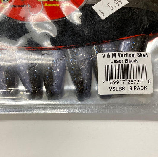 V&M Vertical Shad - Laser Black