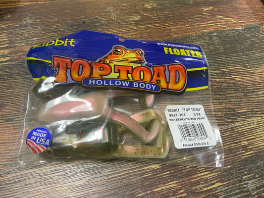 Ribbit Top Toad Floater - Watermelon Red Pearl