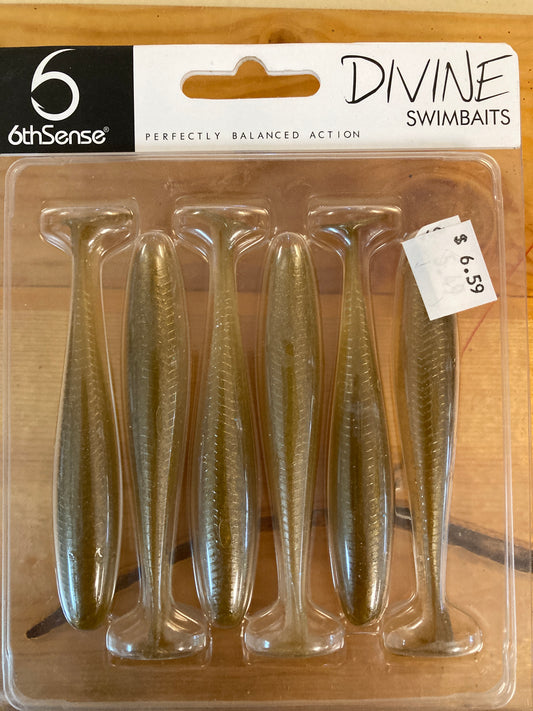 6th Sense Divine Swimbaits 3.8” Shad Scream