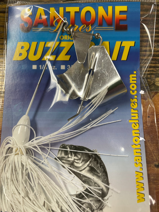 Santone  Buzz Bait 1/2 oz. White