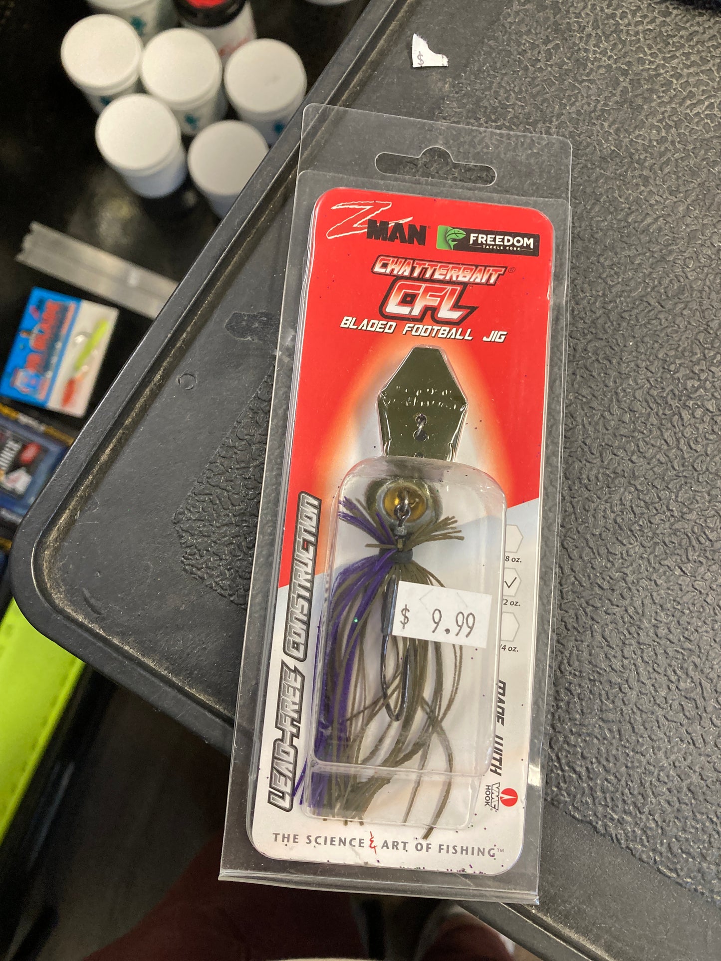 Z Man CFL Chatterbait Fball Jig 1/2 oz. Moneymaker
