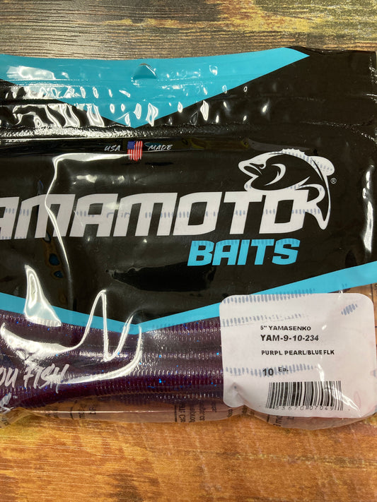 Yamamoto Senko 5" Purple Pearl/Sm Blue Flk