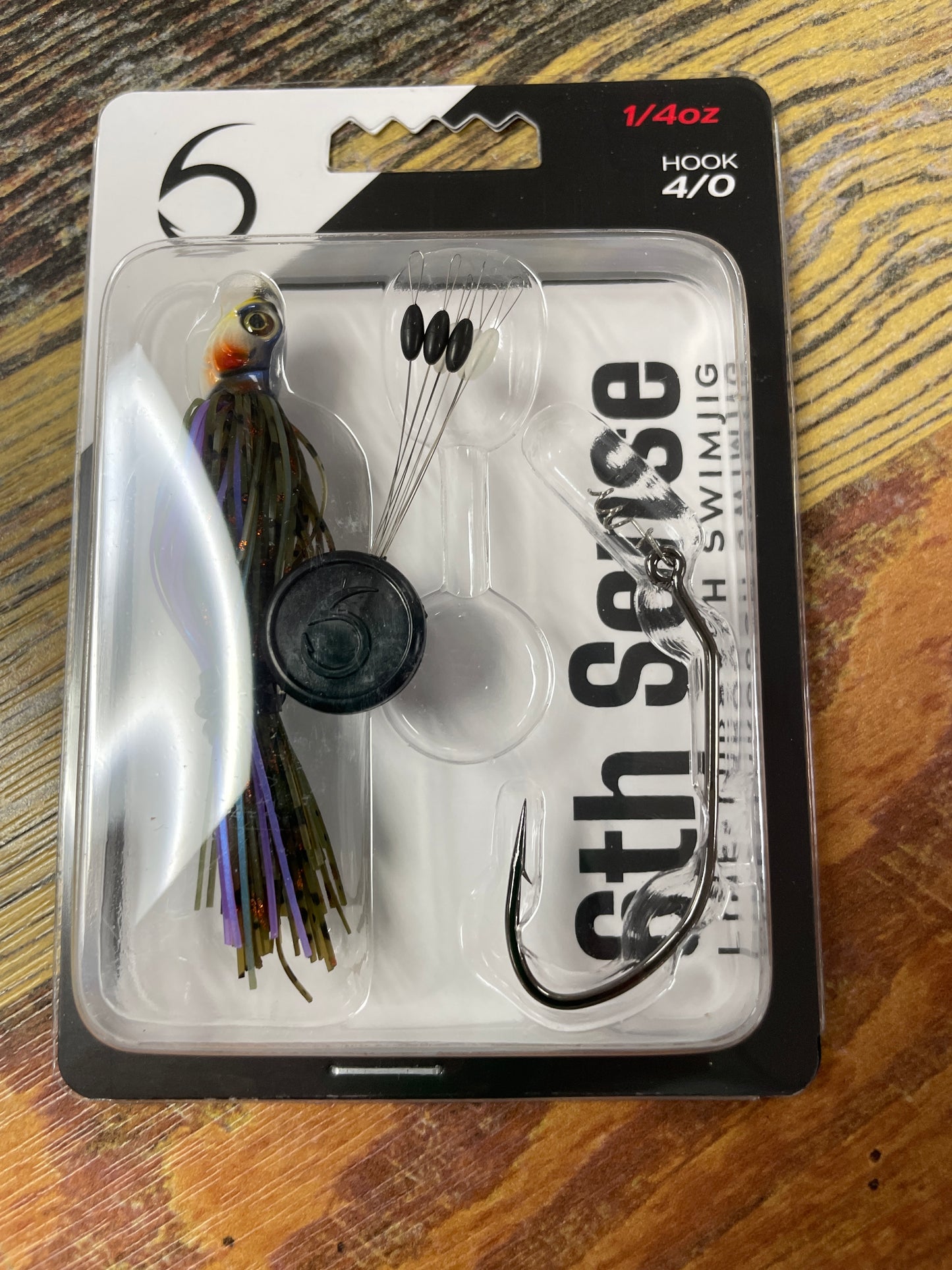 6th Sense Line Through Swim Jig 1/4 oz 4/0 Candy Bluegill