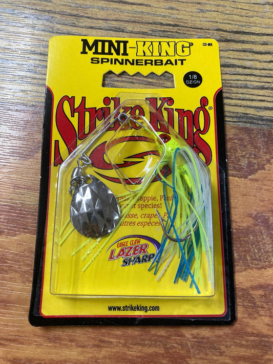 Strike King - Mini King 1/8 oz. Chart Head/Chart-Blue Skirt
