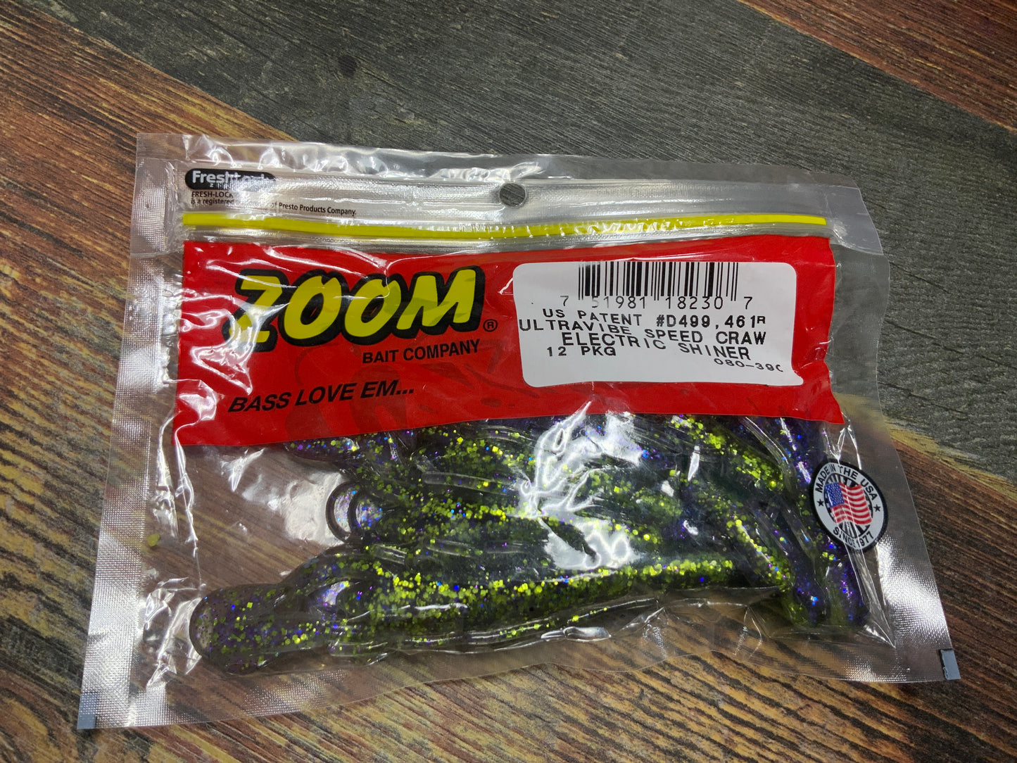 Zoom U-V Speed Craw - Electric Shiner