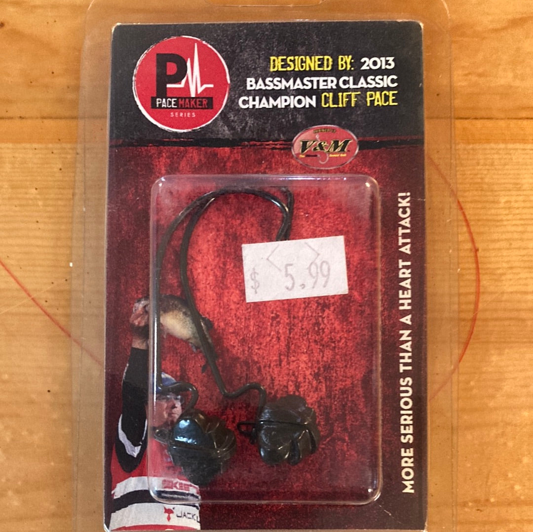 V&M Pacemaker Bottom Bugger 1/2 oz. Green Pumpkin.