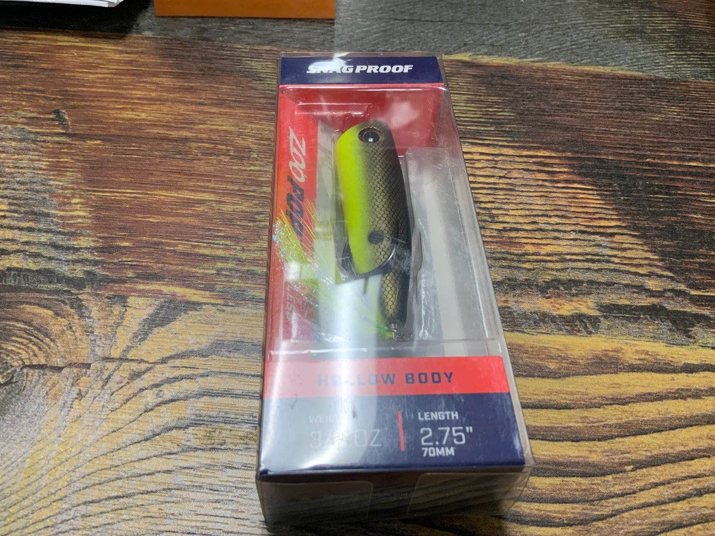Znag Proof Zoo Pop 3/8 oz. Chartreuse Shad