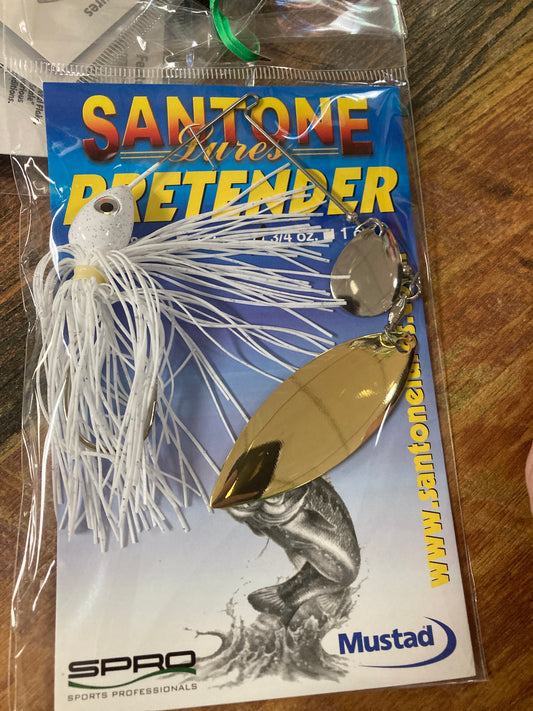 Santone Pretender 3/4 oz. White/Gold Blade