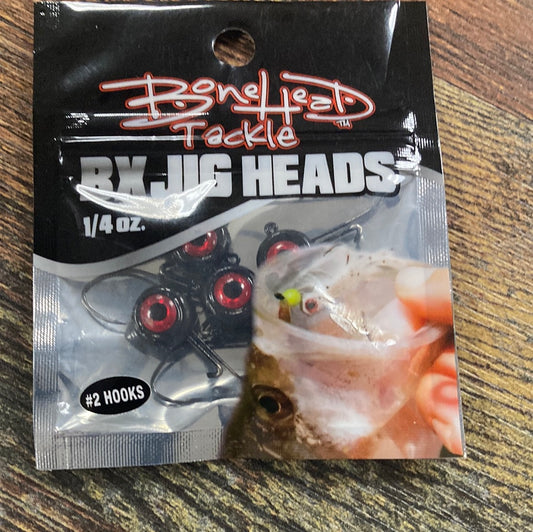 Bone Head BX Jig Heads 1/4 oz. Black