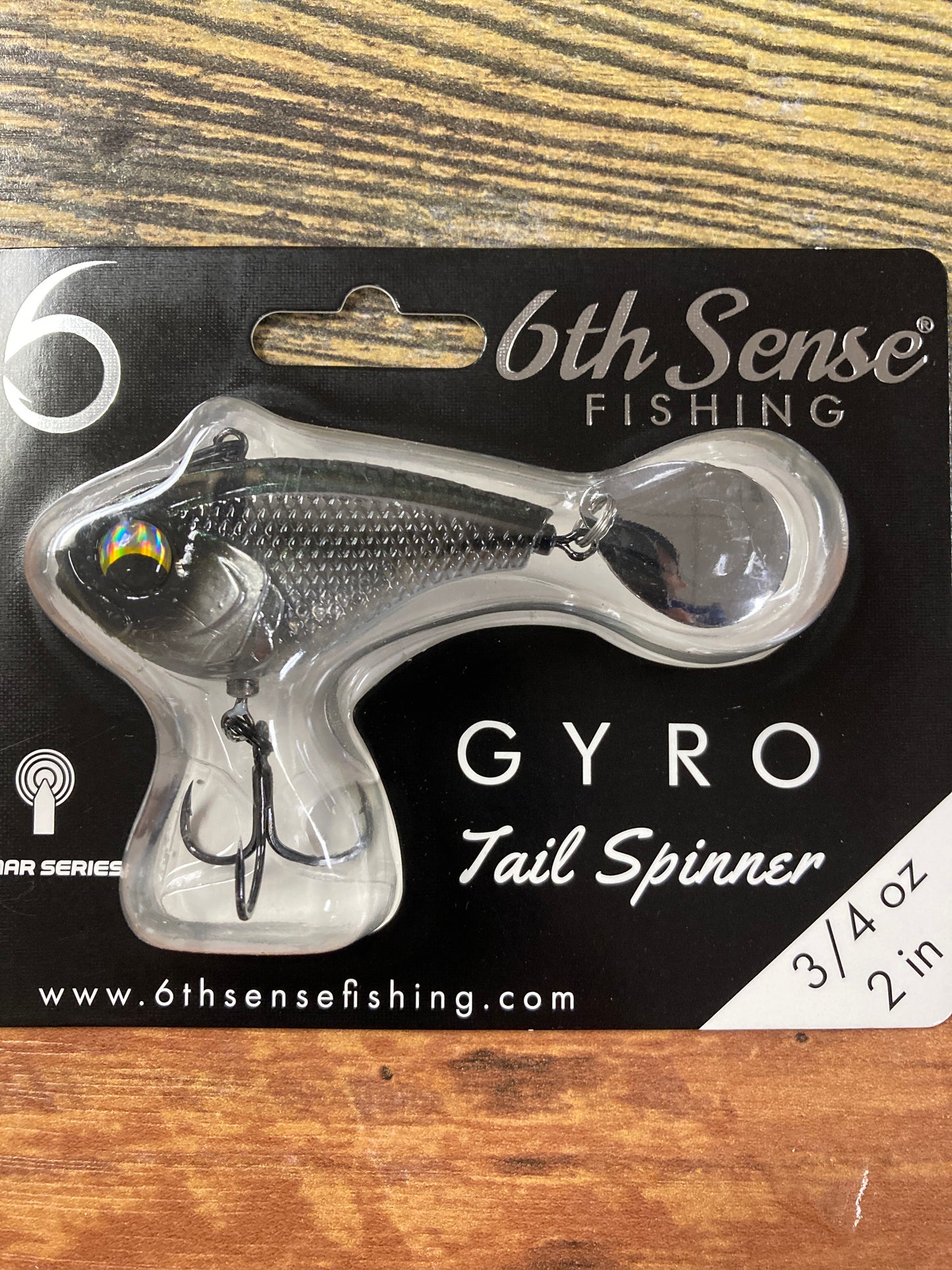 6th Sense Gyro Tail Spinner 2” 3/4 oz. Shad Burst