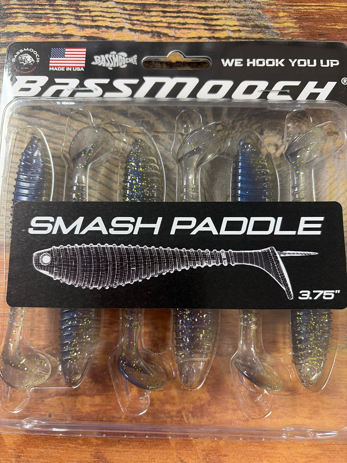 Bassmooch Smash Paddle Sexy Shad