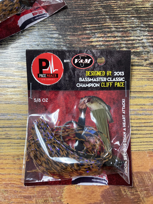 Pacemaker Flatline Football Jig 5/8 oz Peanut Butter Jelly