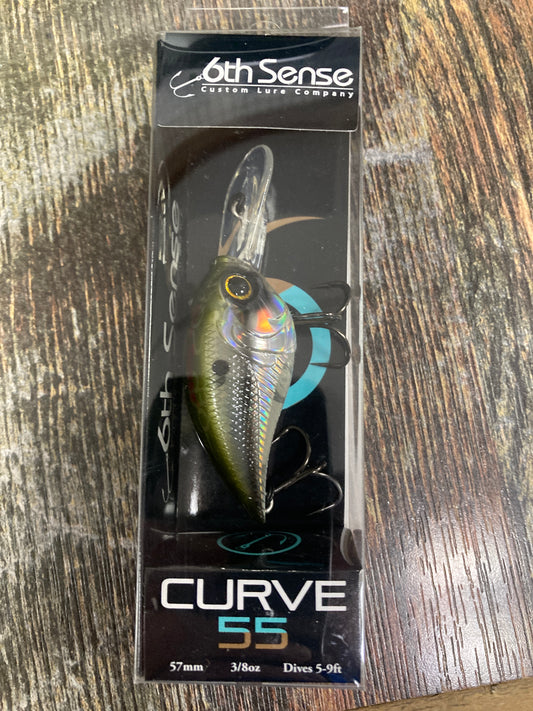 6th Sense Curve 55 - 3/8 oz. Shad Burst