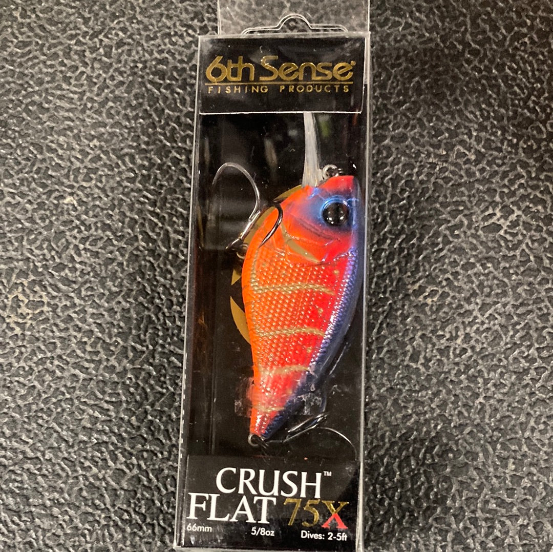 6th sense Crush Flat 75X Crackle Craw