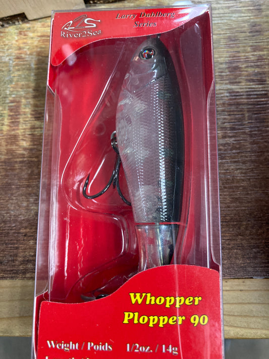 Whopper Plopper 90 - 1/2 oz. 3.5" Phantom Shad