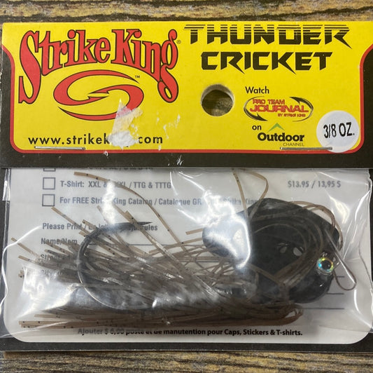 Strike King Thunder Cricket 3/8 oz Green Pumpkin