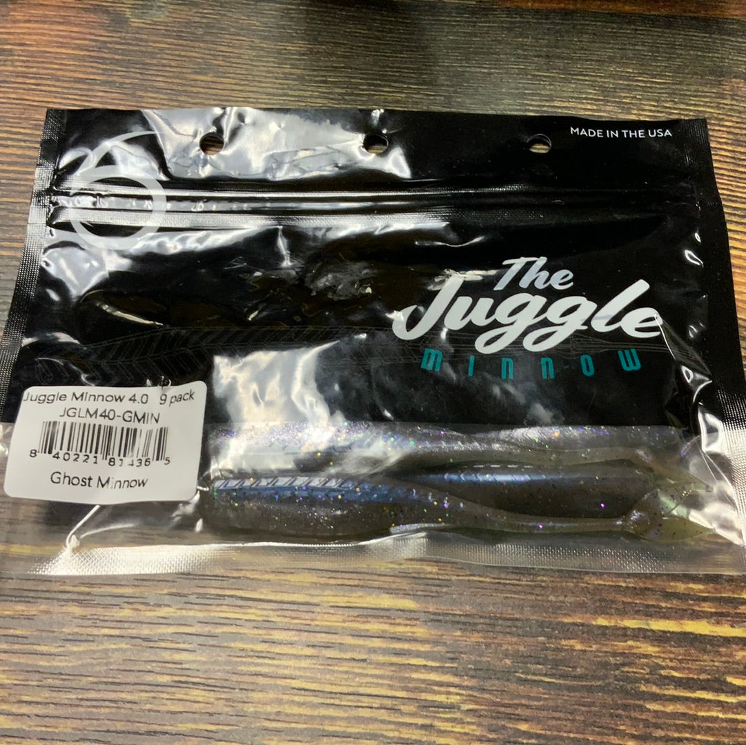 6th Sense Juggle Minnow 4" Ghost Minnow