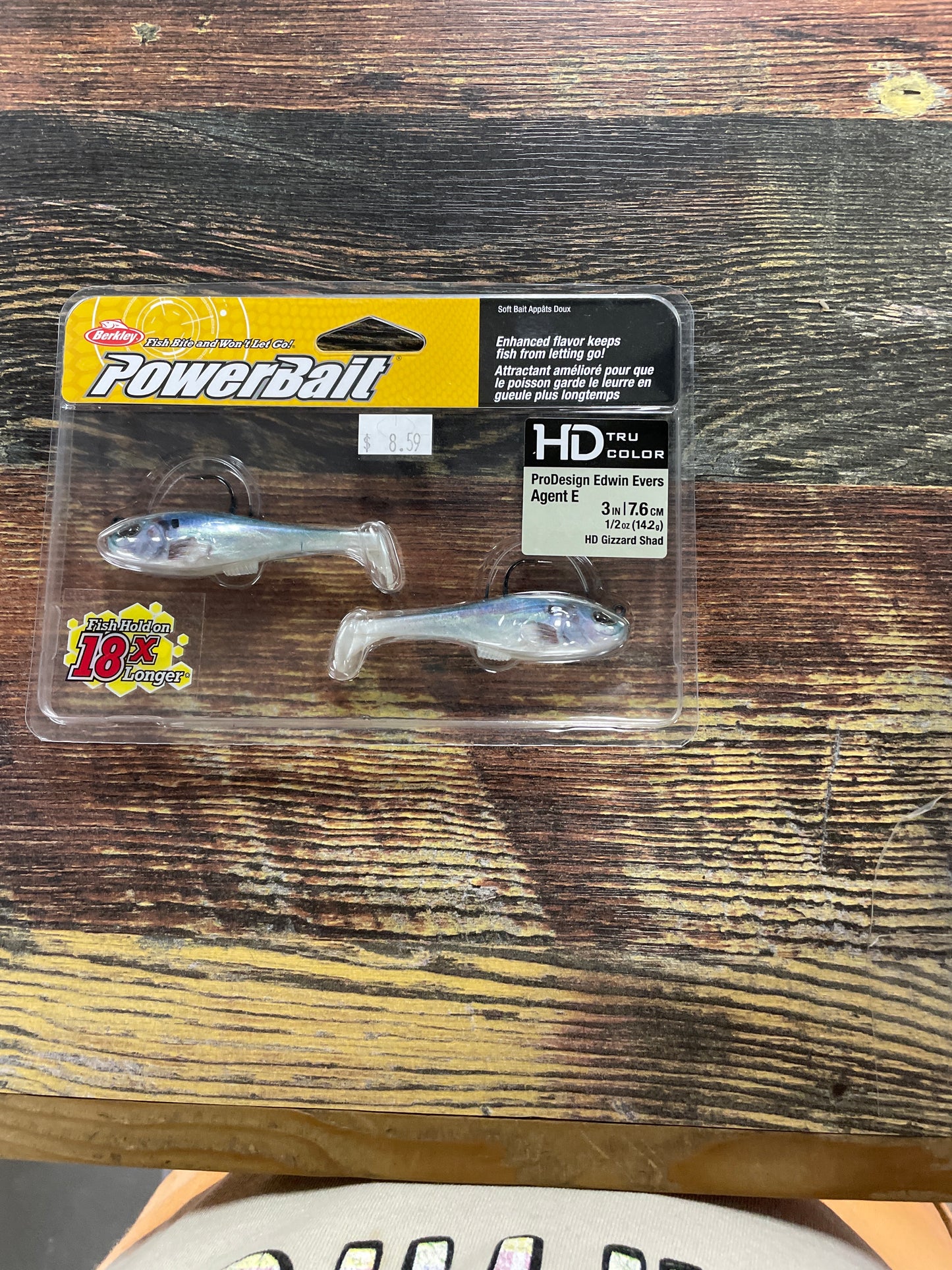 Berkley ProDesign Edwin Evers Agent E - 3” HD Gizzard Shad