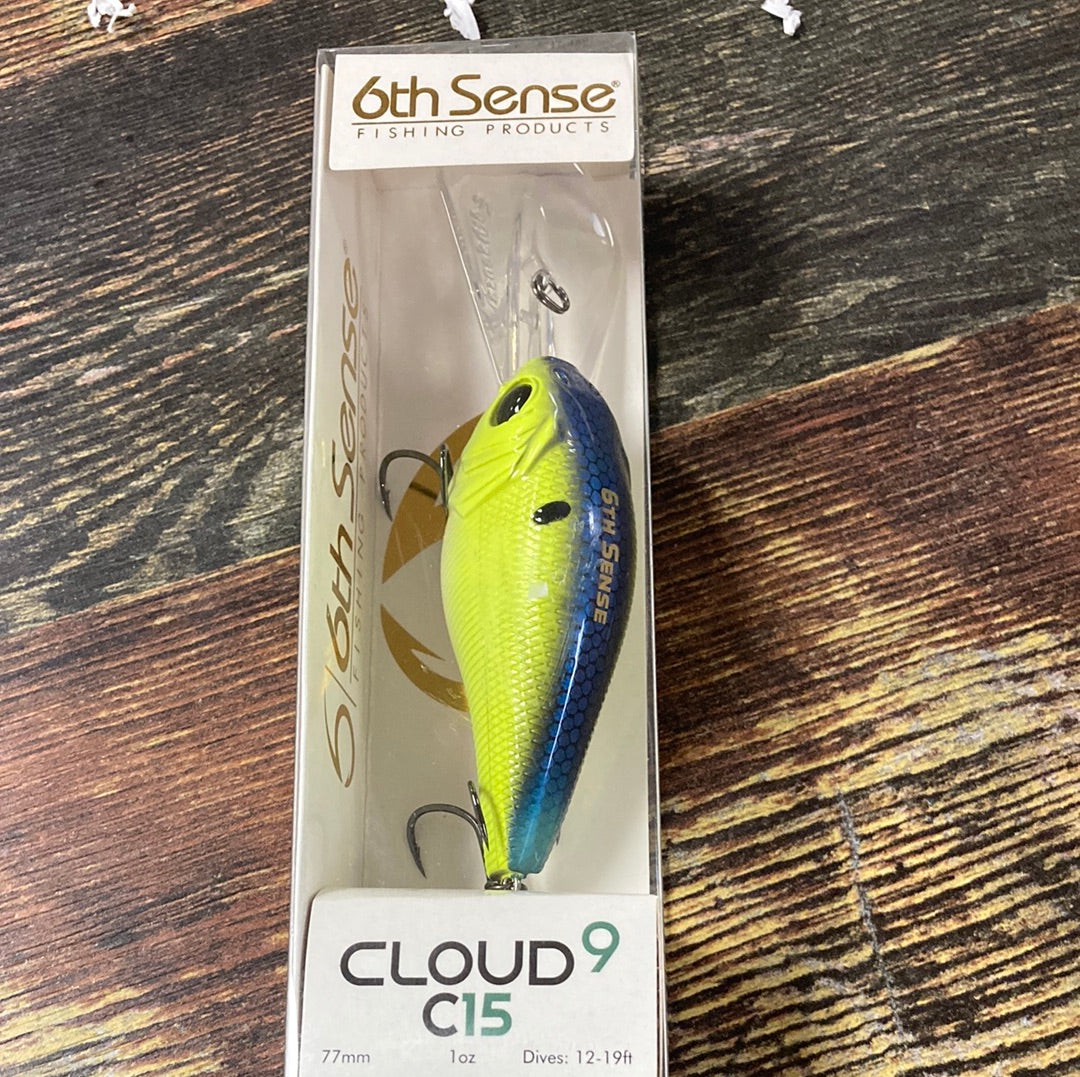 6th Sense Cloud 9 C15 - 1 oz. Chartreuse Pro Blue