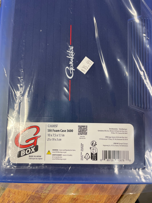 Gamakatsu G Box 10X 7.5.1 LIT Foam Case C
