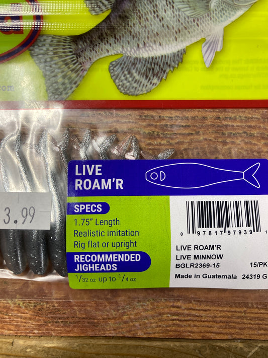 Bobby Garland Live Roam R 1.75 Live Minnow