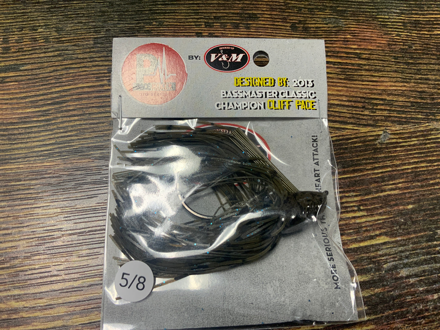 V&M Flipping Jig 5/8oz. Green Pumpkin Blue
