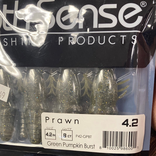 6th Sense Prawn 4.2 Green Pumpkin Burst