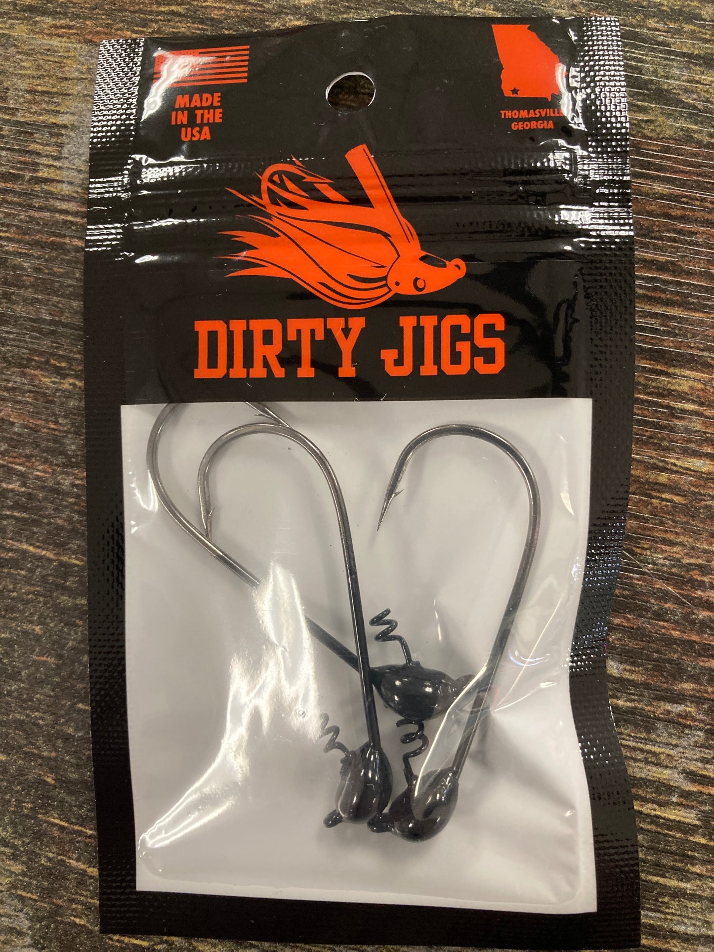 Dirty Jigs Shakey Jig Heads 1/8 oz. Black