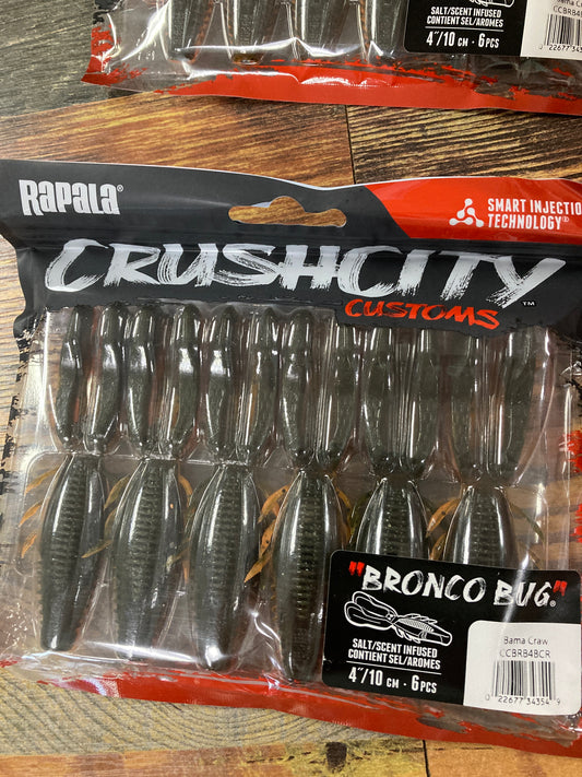 Rapala Crush City Bronco Bug - Bama Craw